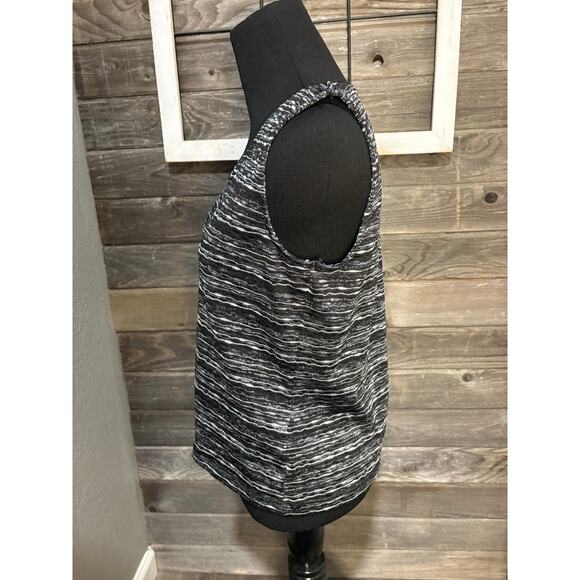 Jones New York black gray white soft pullover tank top women's size P M - Picture 3 of 8